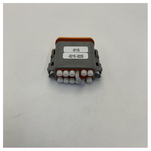 4x MTU X00E50208379 Оригинален мъжки конектор с термичен резистор