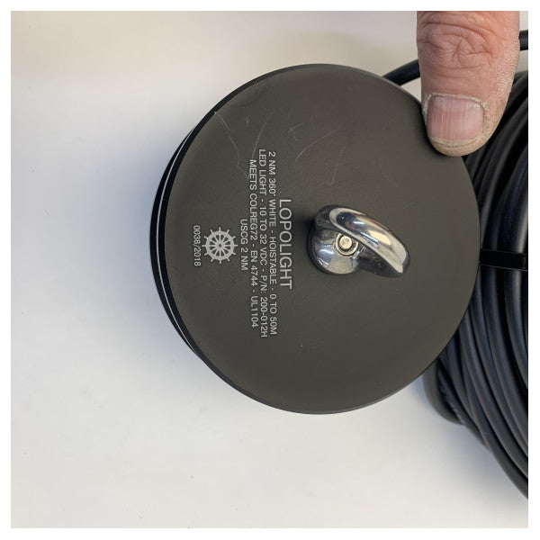 Lopolight 2nm weiße 360-Grad-Ankerlichthalter schwarz - 200-012H-B