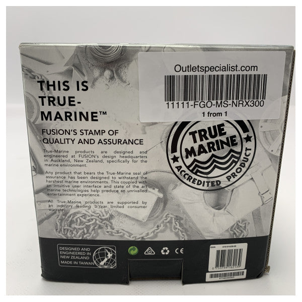 Unidade de controlo áudio remoto com fios Fusion MS-NRX300