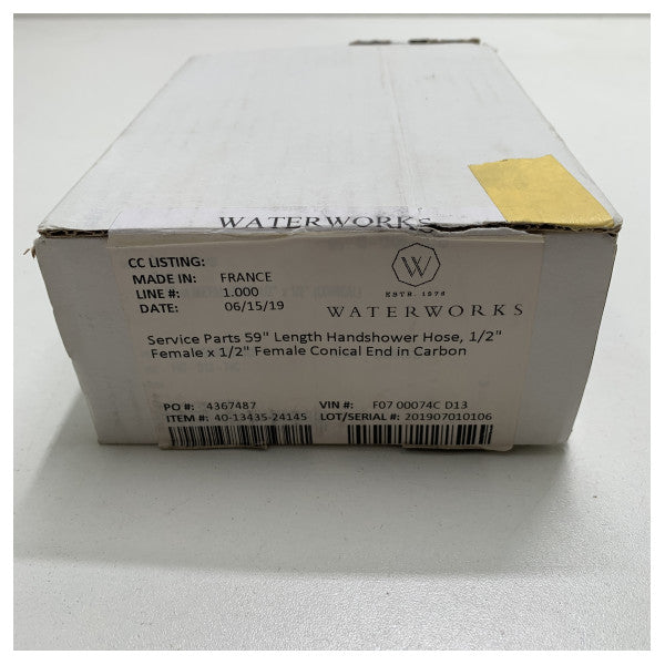 خرطوم دش يدوي مرن متين من الكربون بطول 1.5 متر من الدرجة البحرية