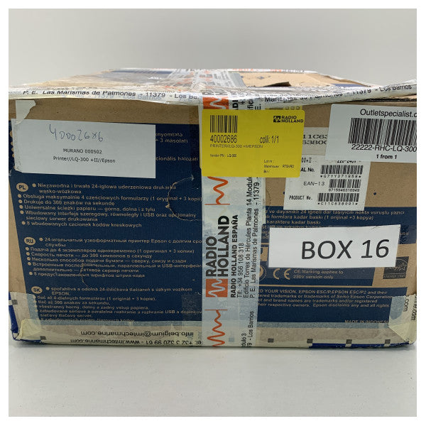 Матричний принтер Epson сірого кольору LQ-300+II