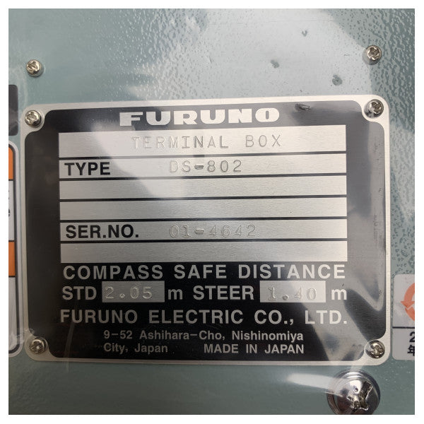 Furuno DS-802 doppler speed log terminal box