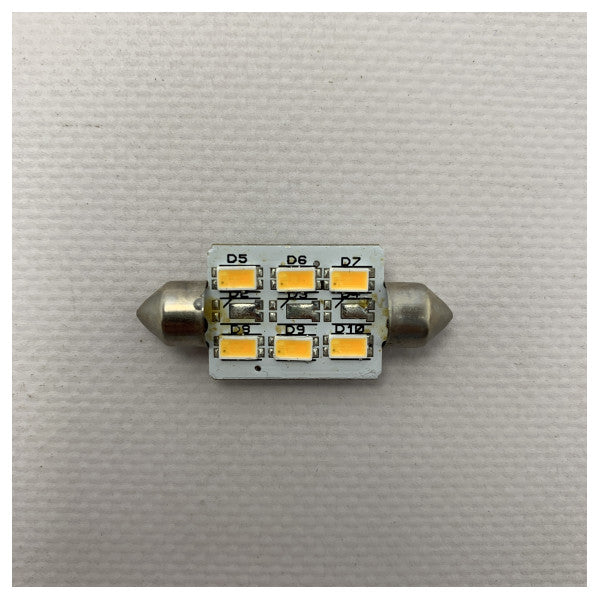 Güçlü 10W CREE LED Festoonlar - Yüksek Verimli 38mm Sıcak Beyaz Işık