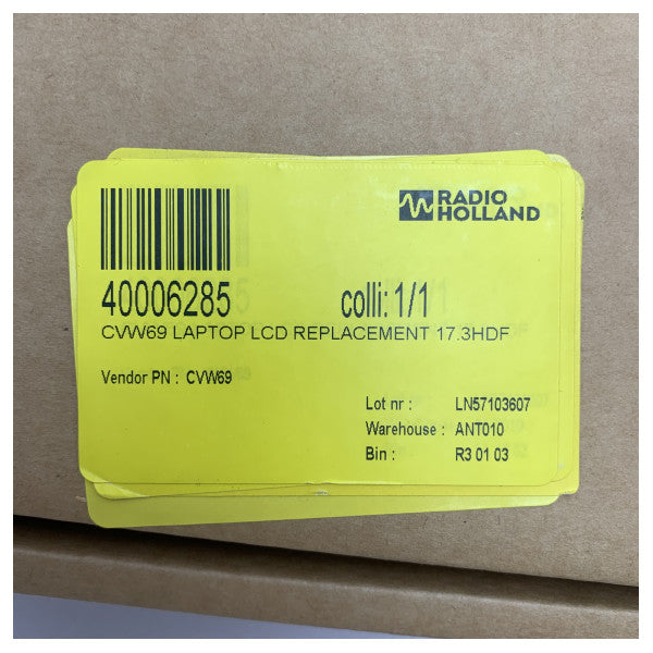 DELL CVW69 17.3インチWXGA + LCDスクリーンLEDの取り替え