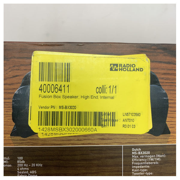 Fusion MS-BX3020 High End Cabin Kelliema Iswed ta '3 pulzieri