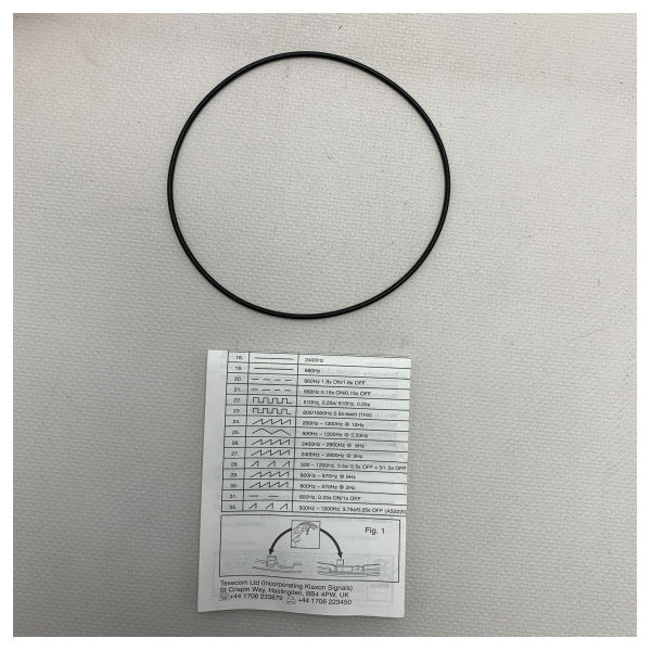 Sinalizador de mármore sinalizador VERMELHO sinalizador de alarme buzina