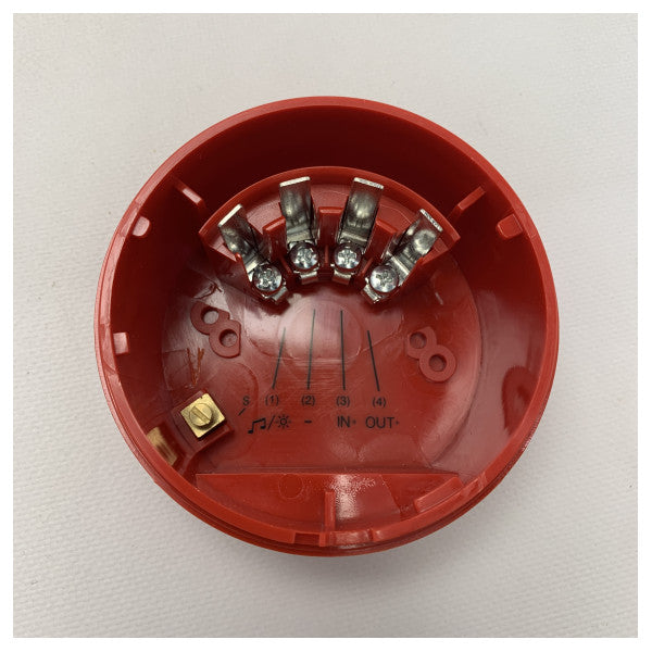 Sinalizador de mármore sinalizador VERMELHO sinalizador de alarme buzina