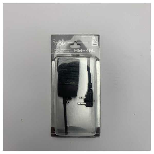 Marine Icom HM-46L VHF el mikrofonu siyah