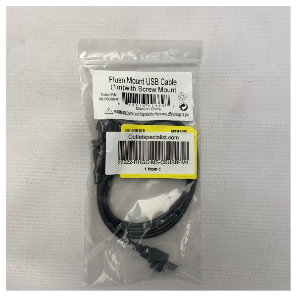 Fusion MS-CBUSBFM1 infälld USB-kontaktpunkt för montering