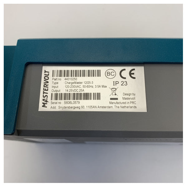 Mastervolt ChargeMaster 12/25-3 Otomatik Akü Şarj Cihazı 12V 25A - 44010250