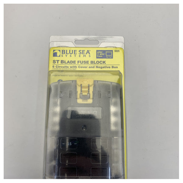 Blue Sea Systems Fuse Block ST-Blade 6 Circuits - 5025-BSS