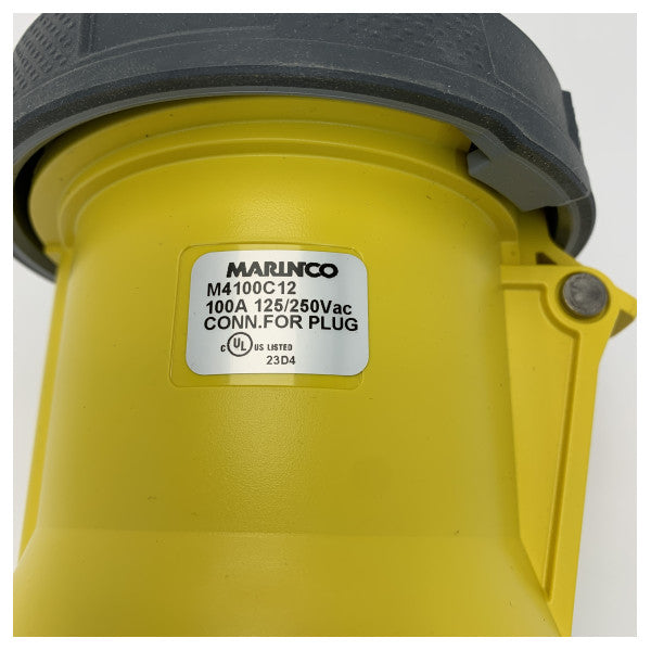 Marinco landstrømkontaktplugg 100A 120/250V - M4100C12