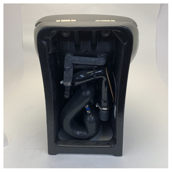 Sanita elétrica marinha Planus Stilo Plus 530 High preta com fecho suave 24V