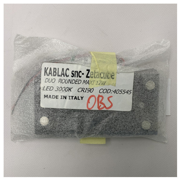 Kablac 405545 Duo avrundet Maxi LED -lys 12W