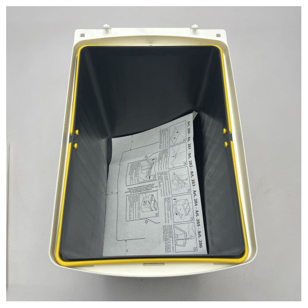 Langlebiger Marine Abfalleimer im Schrank | Wasserdicht und wetterbeständig Kunststoff-Mülleimer für Boote und Schiffe