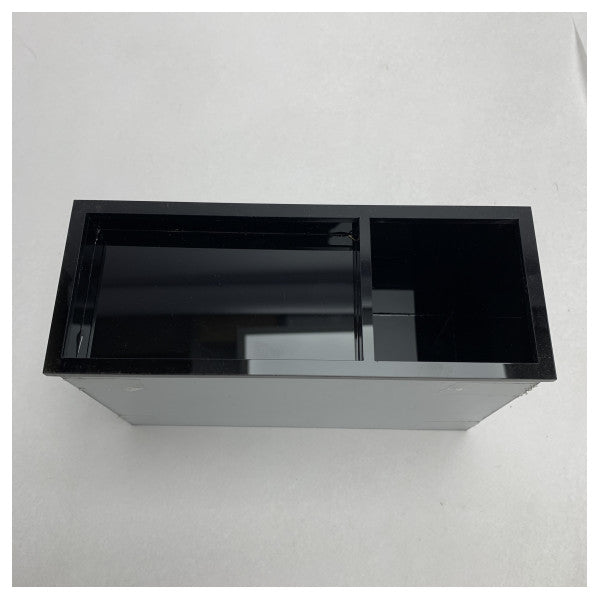 Elka Tvål- och borsthållare med två fack i guldlook - 92005_01