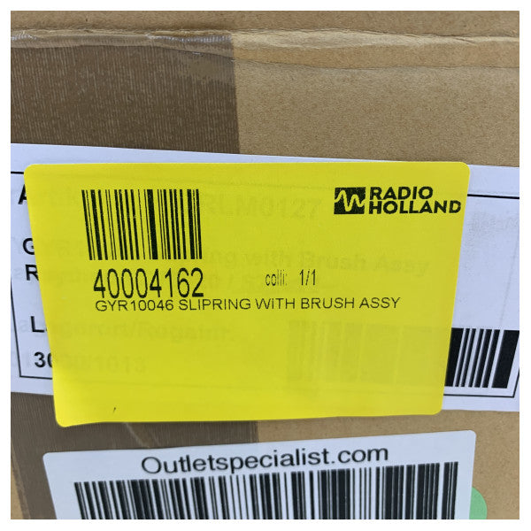 信頼性のある回転接続のためのブラシアセンブリ付きマリンスリップリング - GYR10046
