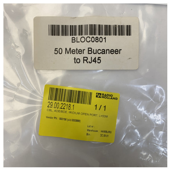 Iridium Pilot OpenPort 50m Kabel ADE għal BDE - BLOC0801