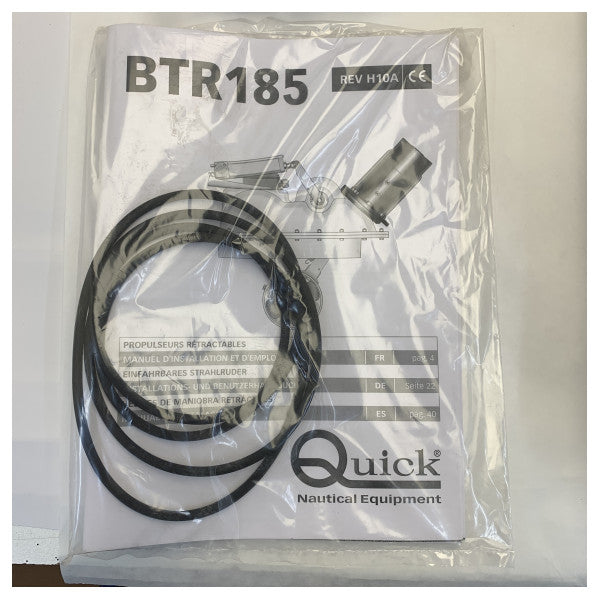 Quick BTR185 105 KGF 24V Retractable Bowthruster - QBTR1810524