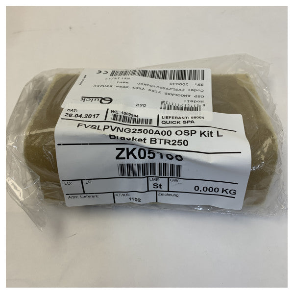 Quick BTQR240-140 GRP Bowthruster Costruzzjoni Flangijiet