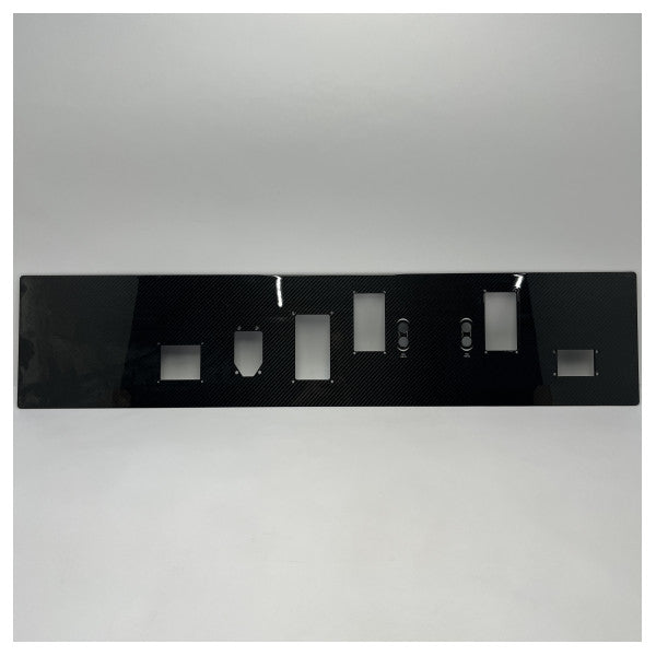 Painel de bordo original Riva Ribelle 66 em carbono preto para instrumentos do motor - 414467