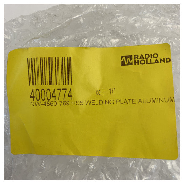 Netwave NW-4860-769 Aluminiumsvetsplatta för VDR-system