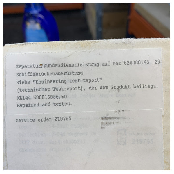 Deif XL144 Indikatur tal-Angolu tal-Kontroll 24V 45 grad