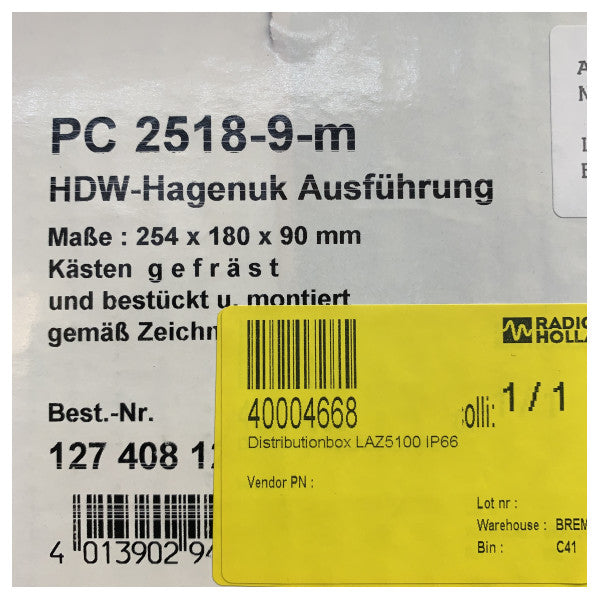 Marine-Elektroanschlusskasten GZ000520 für L3 LAZ 5100 Echolot