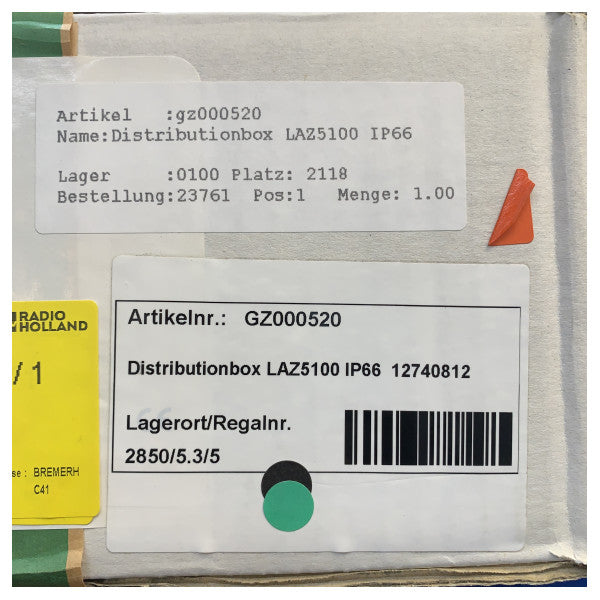 Marine-Elektroanschlusskasten GZ000520 für L3 LAZ 5100 Echolot