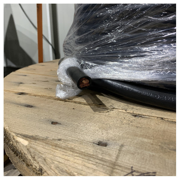 Lapp H07V-K 120mm Black Battery / Power Cable per meter