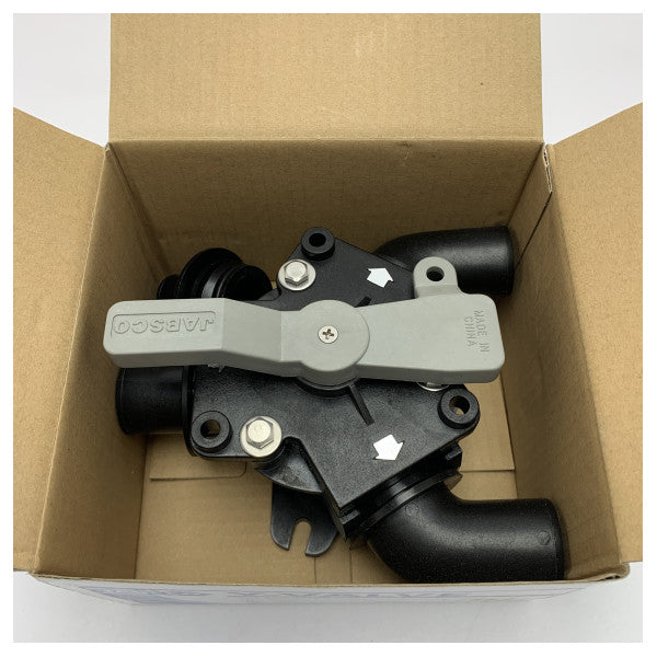 Βαλβίδα διανομής Jabsco Y-valve μαύρη 38 mm μαύρη - 45490-1000