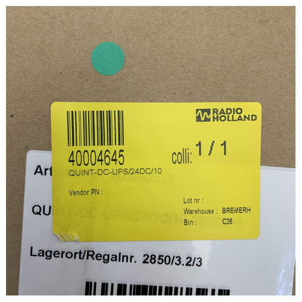 Phoenix Contact QUINT-UPS/ 24DC/ 24DC/10 DIN-ray UPS