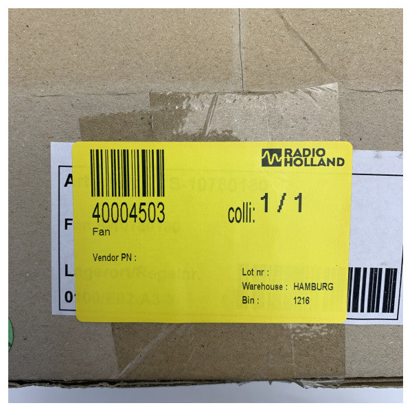 مروحة محورية EBM Papst DC 24V نموذج مربع - 4314