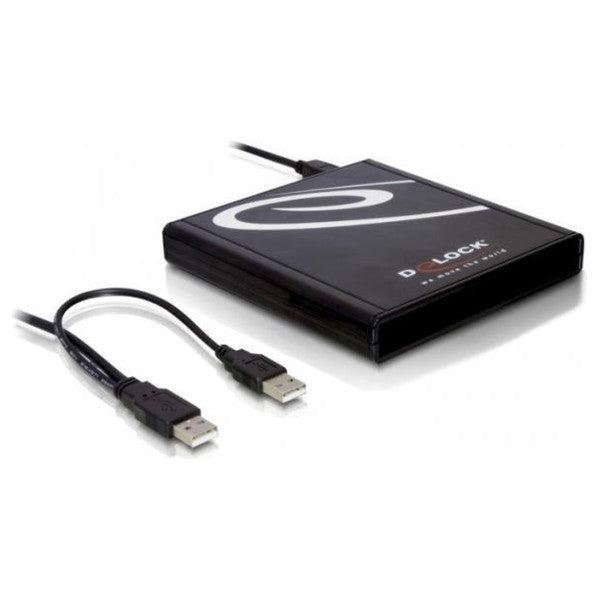 DeLOCK Lettore floppy esterno USB da 3,5 pollici 1,44 MB FDD per Windows e Mac