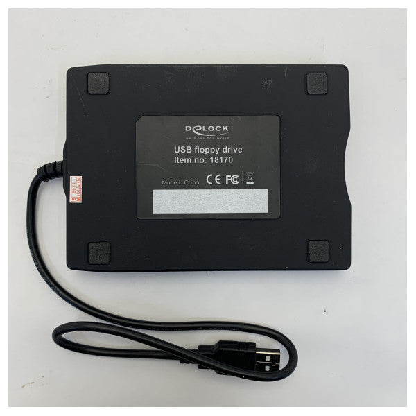 DeLOCK Lettore floppy esterno USB da 3,5 pollici 1,44 MB FDD per Windows e Mac