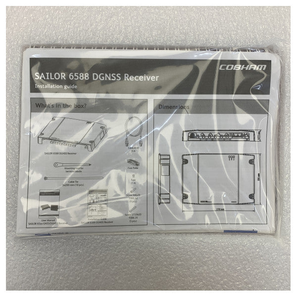 Cobham Sailor 6570 DGNSS-järjestelmän viestintäjärjestelmä