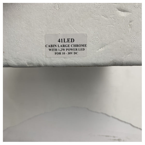 Лампа для читання Cabin Denmark 41LED латунь хром регульована 12/24В