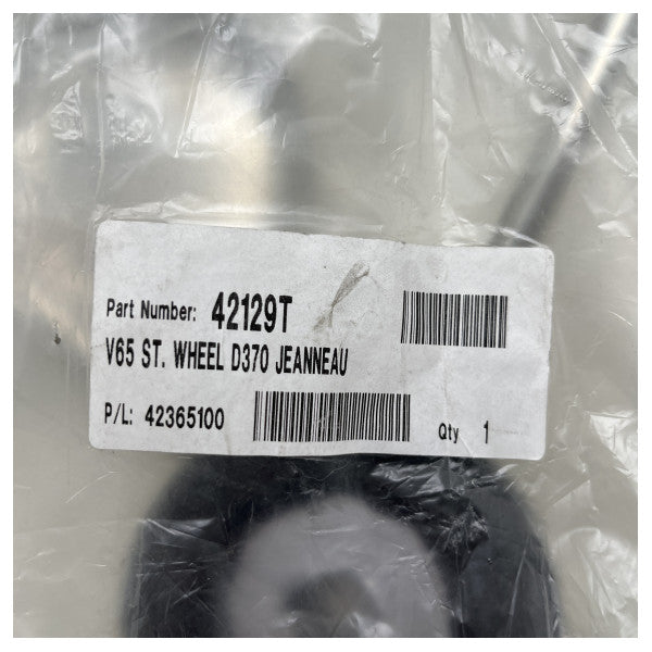 عجلة قيادة Uflex V64 370 مم من الفولاذ المقاوم للصدأ خماسية الأذرع - 42129T