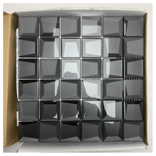 Porcelanosa Tono-111 mozaik efekt kvadratna crna 30x30 cm