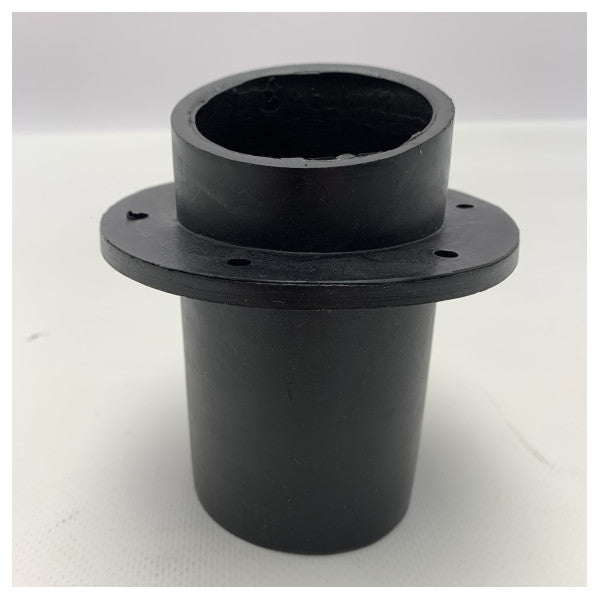 Allpa 42522 per tubo di scarico tru hull con flangia in acciaio inox