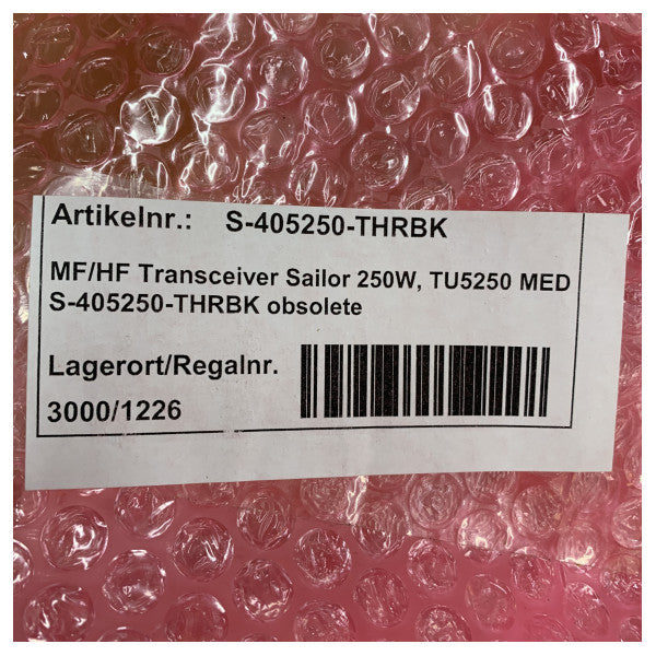 Sailor TU5250 Sarja 5000 MF/HF Merivastaanotin 250W