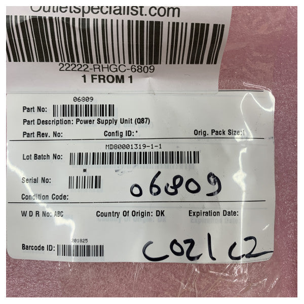 Sperry Marine VisionMaster Strömförsörjningsenhet för Q87 Radar