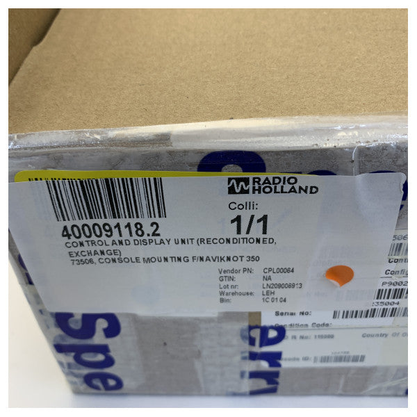 RECON: وحدة عرض التحكم في سرعة Sperry Marine Naviknot 7308A