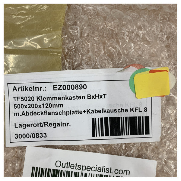 Caixa de Terminal de Trilho Marinha Rittal TF5020 500 x 200 x 120 mm