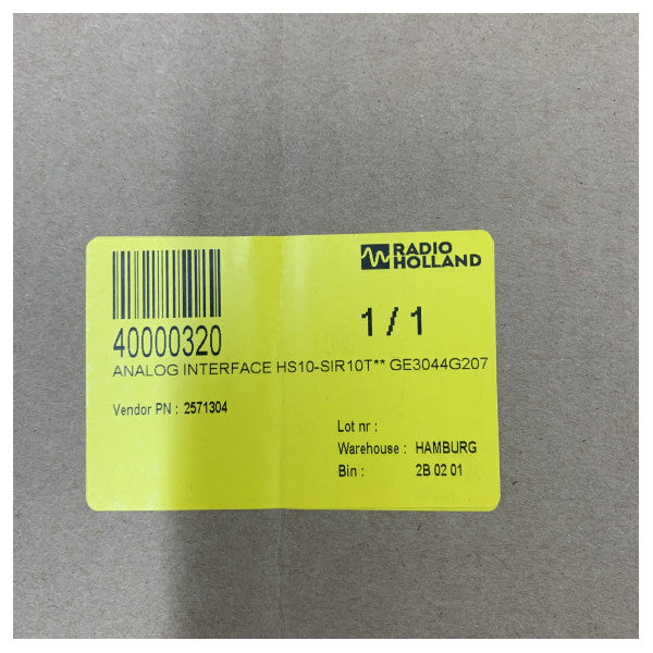 Wartsilla SAM Electronics Analog-Schnittstelle HS10-SIR10T - GE3044G207