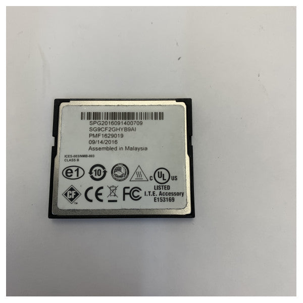 JRC 7HRJD0002B VDR Compact Flash -kortti JCY-1800:lle ja S-VDR JCY-1850:lle