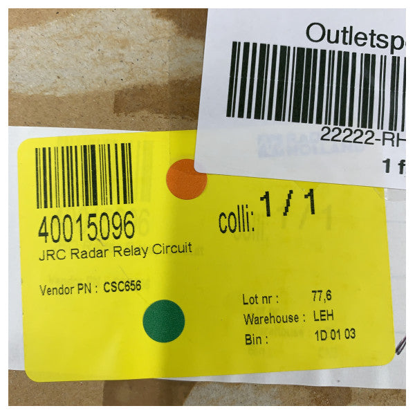 JRC Meriradarin välityssuodatinlevy - CSC656