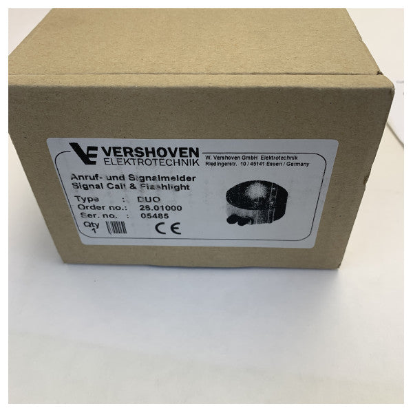 Vershoven Elektrotechnik Type DUO Marine Signal Light 230V IP66 Orange étanche