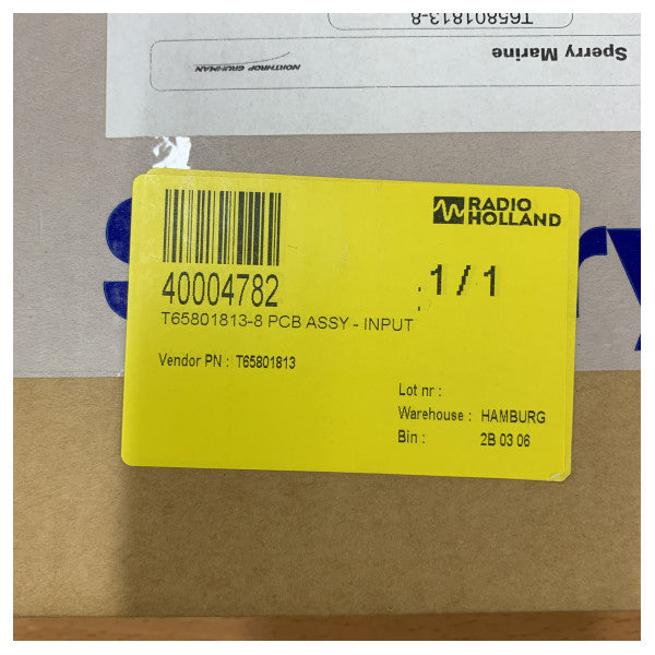 لوحة إدخال تجميع PCB Sperry لأنظمة الملاحة T65801813-8