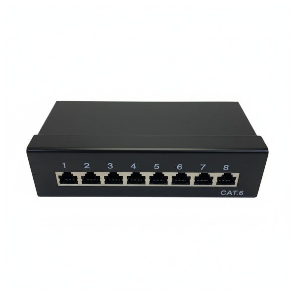 Goobay 96105 CAT 6 Yama Paneli - Mini/Ofis - 8 Port
